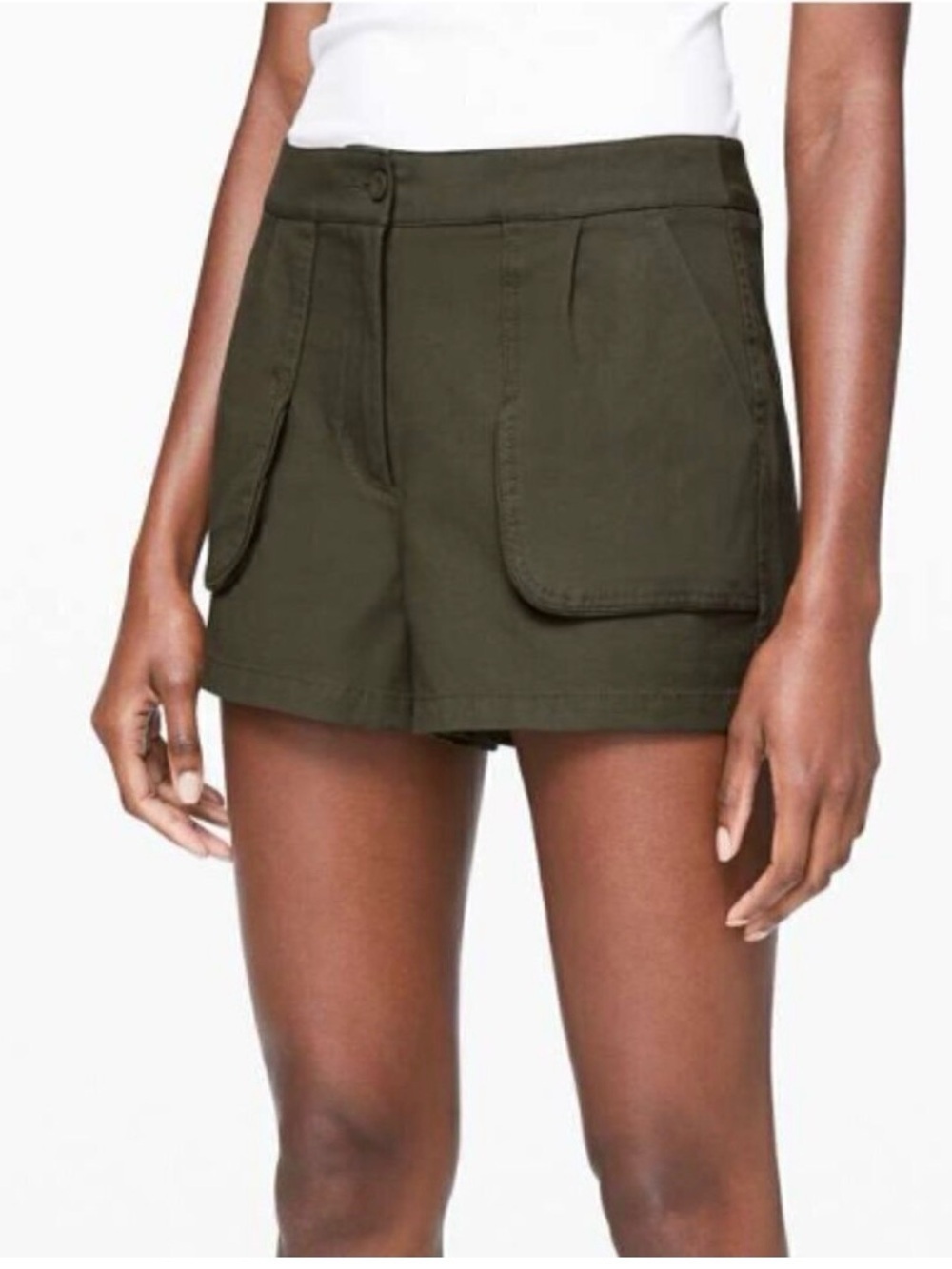 Lululemon This Instant Short Dark Olive sz 8